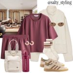 A Burgundy Active Set with a Cream Utility Layer