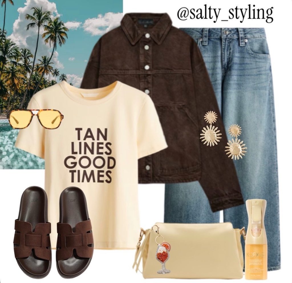 A Graphic Tee and Utility Jacket with Blue Jeans
