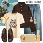 A Graphic Tee and Utility Jacket with Blue Jeans